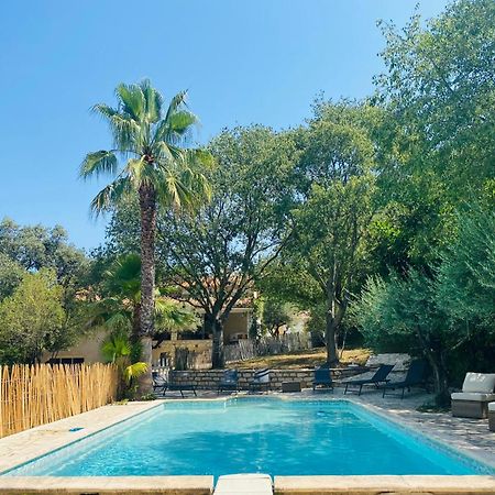 Magnifique Villa Typique Du Sud Avec Piscine Privee Et Jardin Mediterraneen Saint-Vincent-de-Barbeyrargues Bagian luar foto