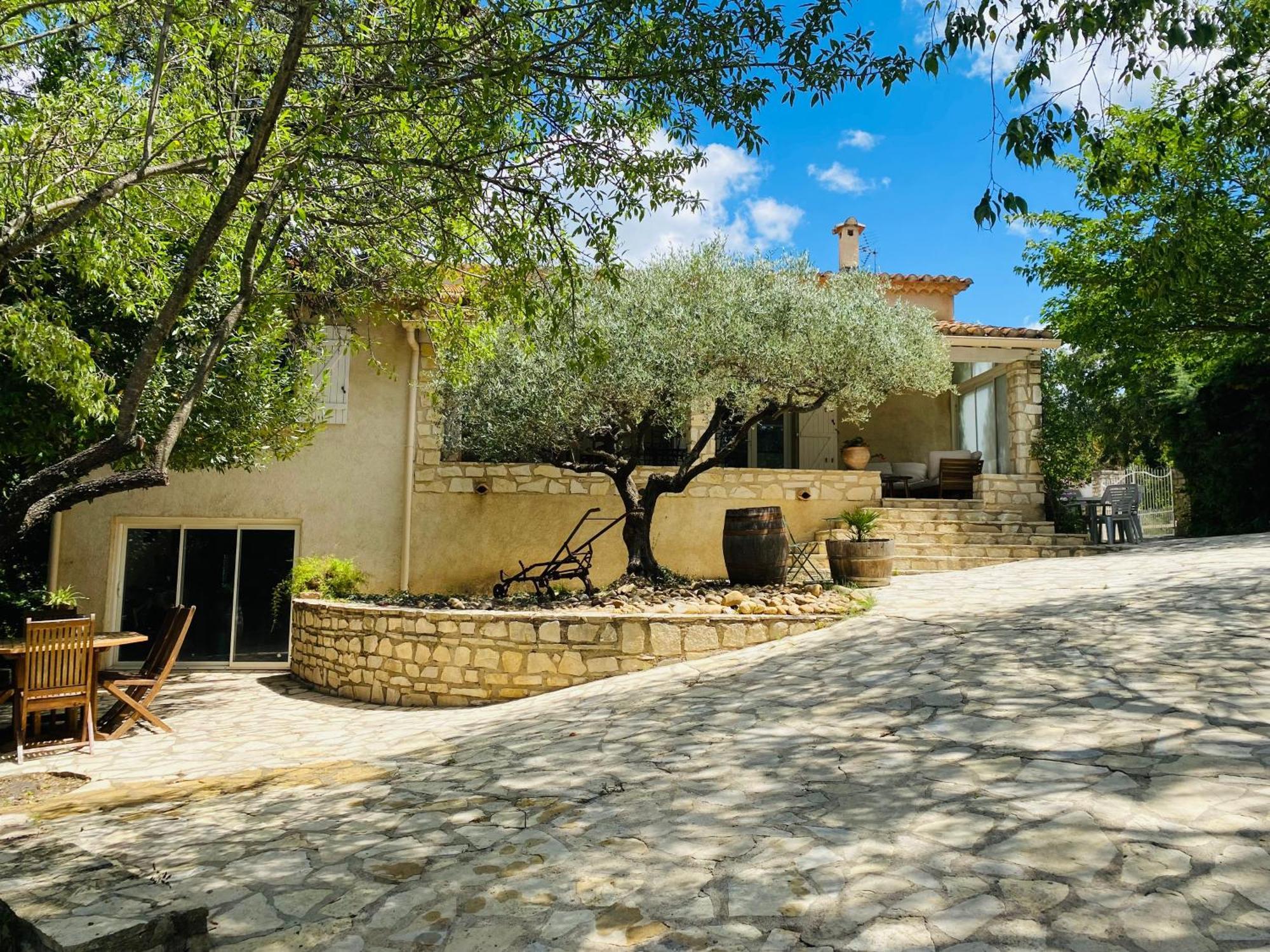 Magnifique Villa Typique Du Sud Avec Piscine Privee Et Jardin Mediterraneen Saint-Vincent-de-Barbeyrargues Bagian luar foto