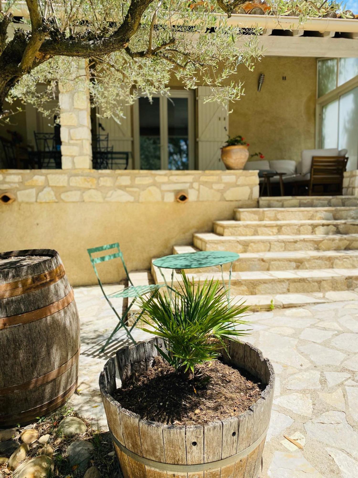 Magnifique Villa Typique Du Sud Avec Piscine Privee Et Jardin Mediterraneen Saint-Vincent-de-Barbeyrargues Bagian luar foto